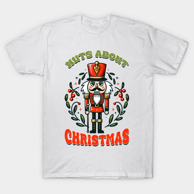 Nuts About Christmas T-Shirt by MZeeDesigns